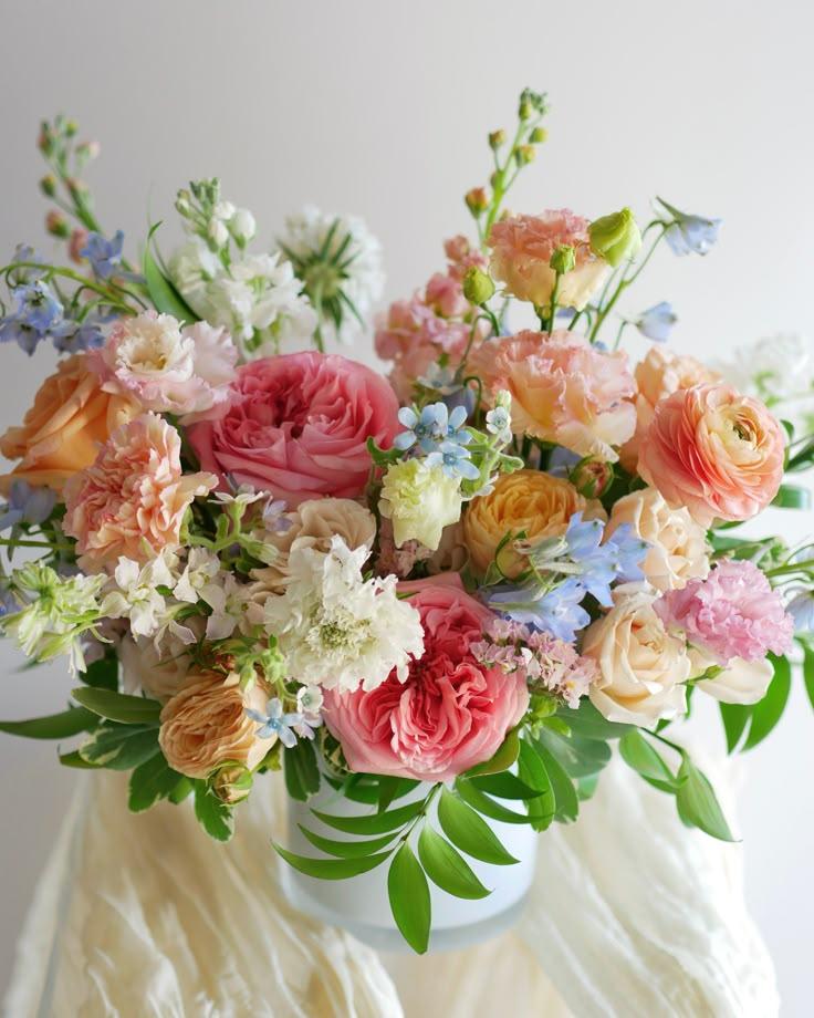 Bespoke Cascade of Autumn Blooms